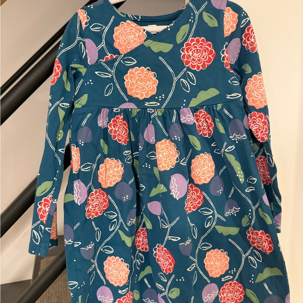 Tea Long Sleeve Wrap Dress 4T
